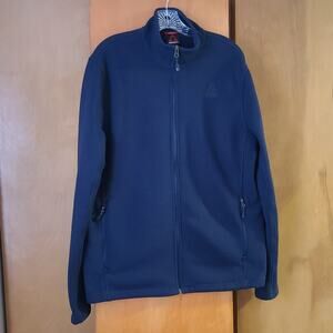 Mens Gerry Full Zip Fleece Jacket Large Blue Outdoors Gorpcore